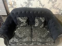 good Condition 2 Seater Black end Grey colour