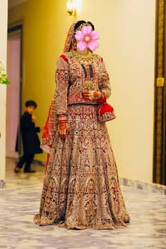 Wedding dress/ Baraat dress/ Bridal Lehnga for sale