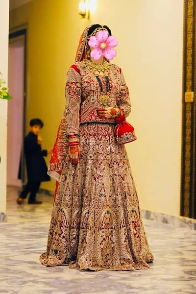 Wedding dress/ Baraat dress/ Bridal Lehnga for sale 0