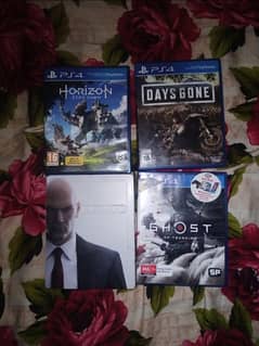 ghost of Tsushima, hitman, horizon zero dawn, days gone