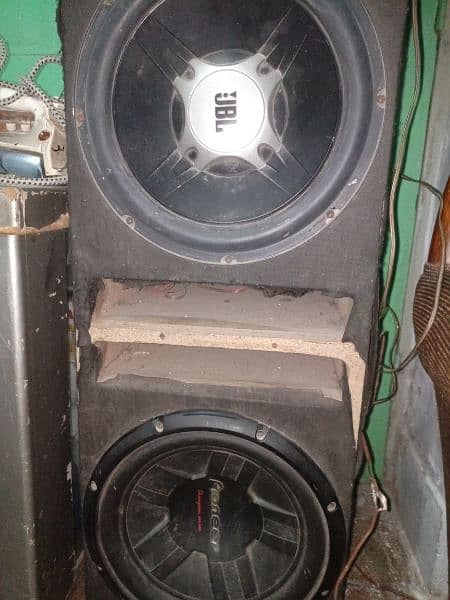 2 Base speakers 12 inch 5