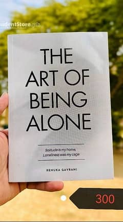 the art of being alone, new book