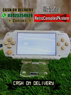 Modded Sony PSP 1000 - 64GB, 50+ Games, USB Charger & Card Reader