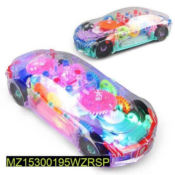 Transparent Car With Flash Light 1