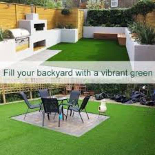 Artificial Grass - Green Fake Carpet - Astro Turf Waterproof Grass 8