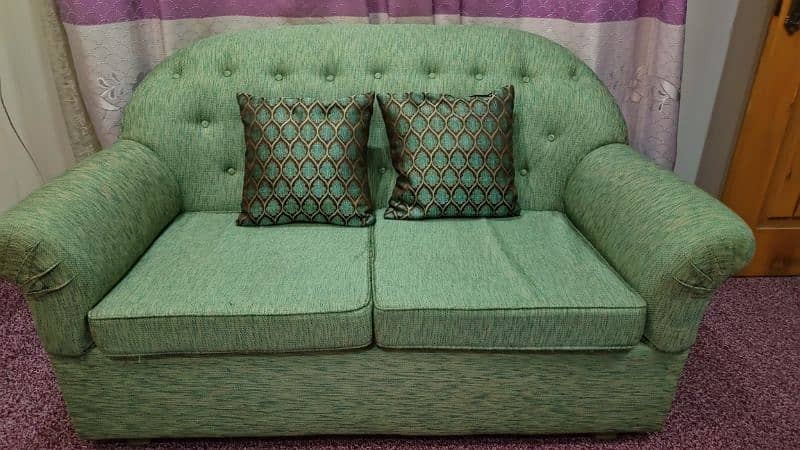 2 Seater Sofa with 2 cushions recently cleaned 0