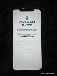 iphone xs max  icloud locked