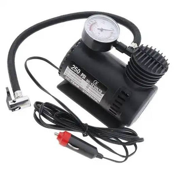 12V 90W 250 PSI Electric Portable Car Tyre Air Compressor 0