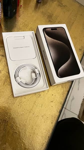 iPhone 15Pro Max LLA 256 Gb PTA Approved with Airpods 2nd Gen 6