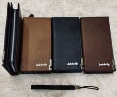 Long Leather Wallet Mens