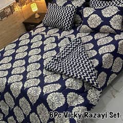 Vicky razai set 6 peice set  king size