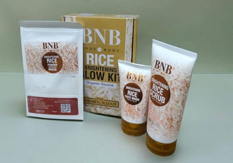 Glowing Facial Rice kit with free delivery 2