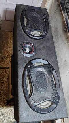 NEW HIGH SOUND LOUD SPEAKERS {BASS AUDIO SYSTEM WOOFER AMPLIFIER}