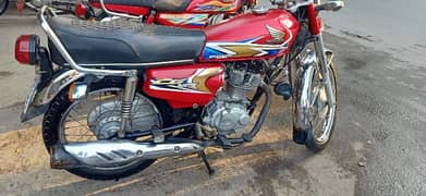 honda CG125 model 2020/21 total jenmon full. ok All panjab Registd