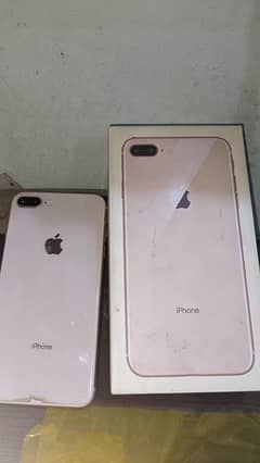 iphone 8 plus( 64gb) pta approved h box available h no exchange