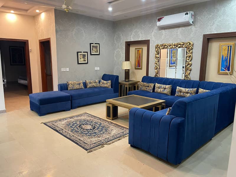 Elegant 10 Marla Fully Furnished Upper Portion for Rent in Bahria Town Lahore 8