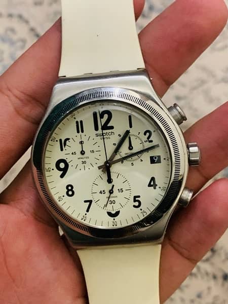 $watch irony $wiss Made Sports Original Watch 44mm Dial Size 1