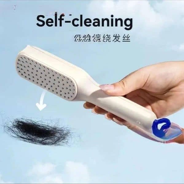 Self Cleaning Hair Comb 1