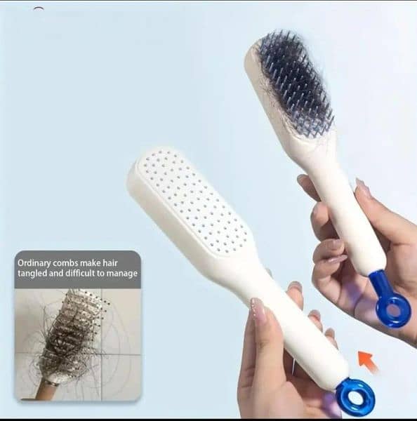 Self Cleaning Hair Comb 3