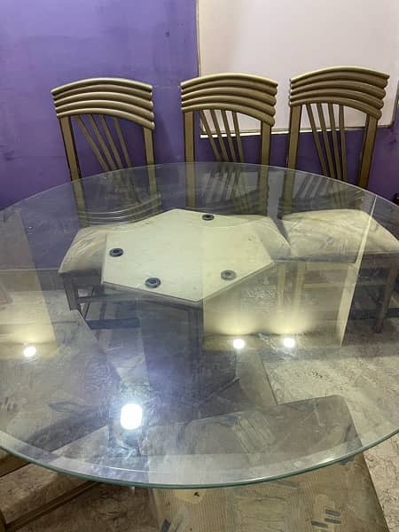 dinning table with 5 chairs 2