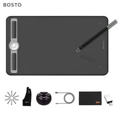 BOSTO T1060 Graphic Tablet Drawing with Digital Pen