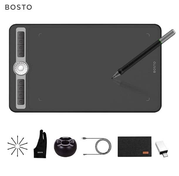 BOSTO T1060 Graphic Tablet Drawing with Digital Pen 0