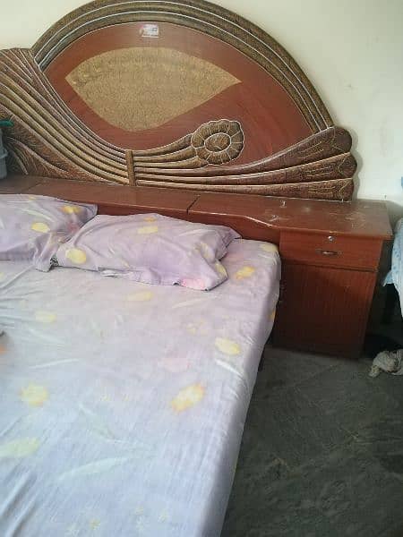 Double Bed set Completely Good Condition 2