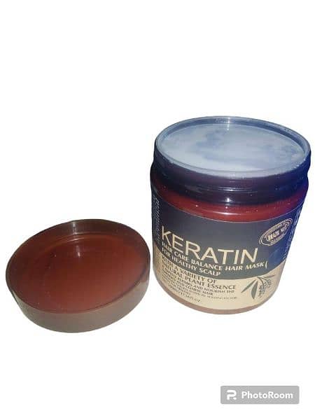 KERATIN Hair Mask ,500 ml for men & women. 4