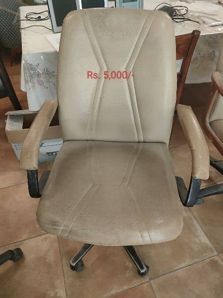 Leather Chair with Arm Rest 2