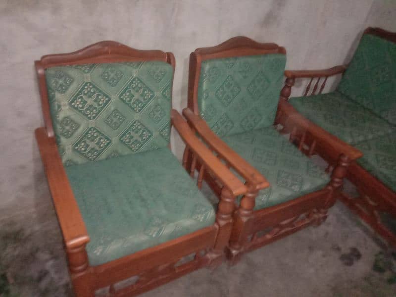 5 seaters sofa set with three tables 1