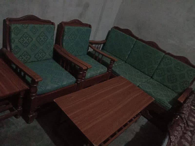 5 seaters sofa set with three tables 2