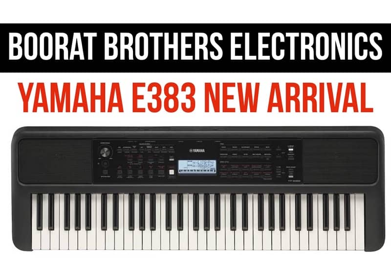 New arrived  Yamaha PSR-E383 available at our yamaha official outlet 0