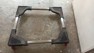 Fridge stand metal with wheel