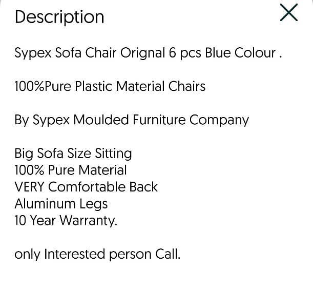 Sofa Chair Great Quality 1