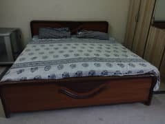 Wooden Bed set with free mattress. 0