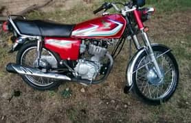 Honda 125 cc 2016 model for sale 03460423873