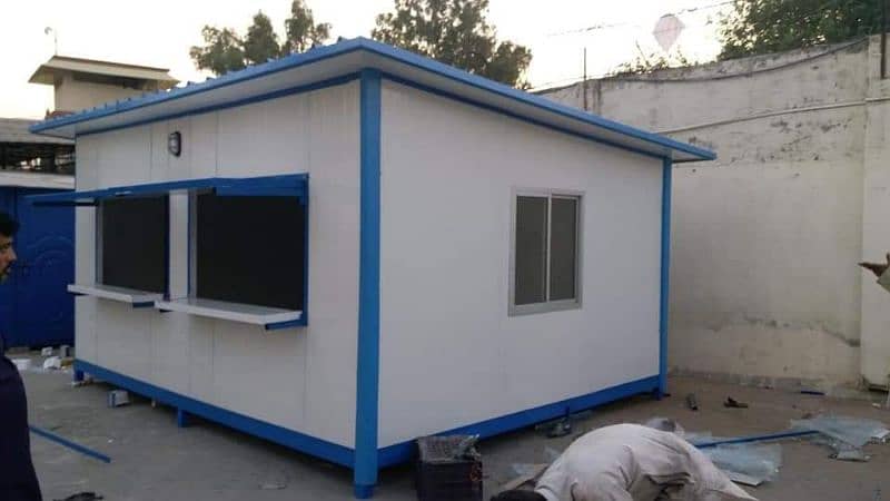 Prefab school guard room cafe tuckshop,container office porta cabin 10