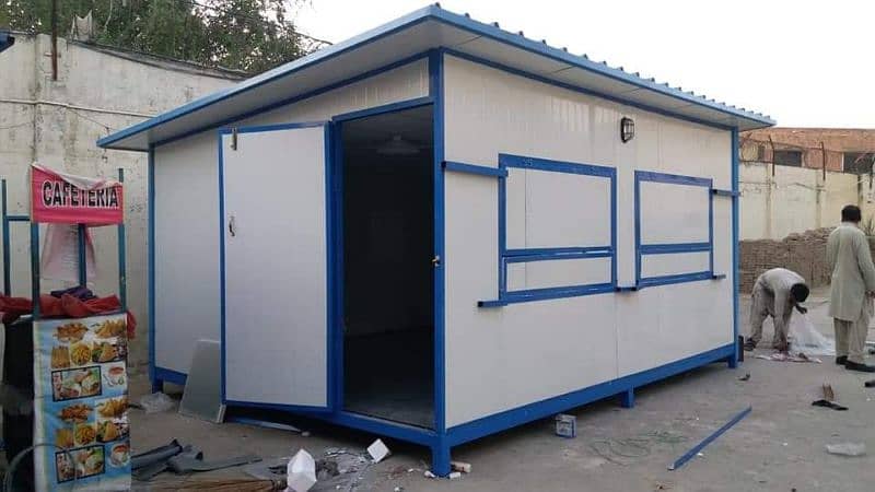 Prefab school guard room cafe tuckshop,container office porta cabin 11