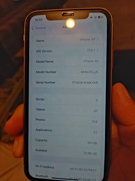 Iphone XR 64gb yellow color non pta 1