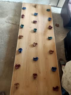 climbing wall / climbing rocks holds stone