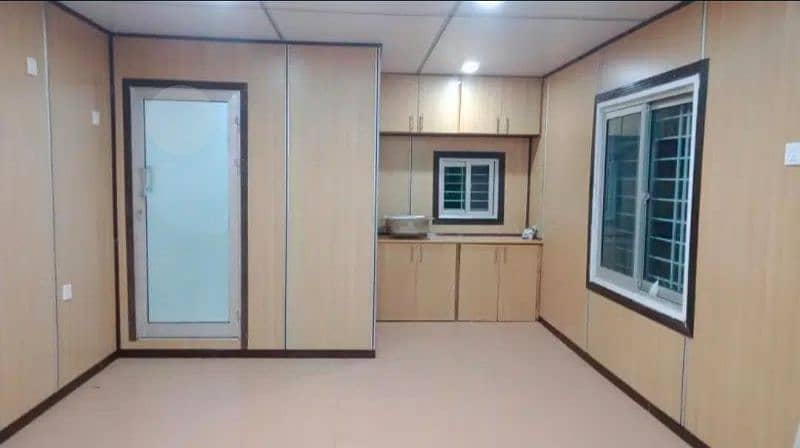 Prefab guard room Container office Porta cabin toilet washroom kitchen 8