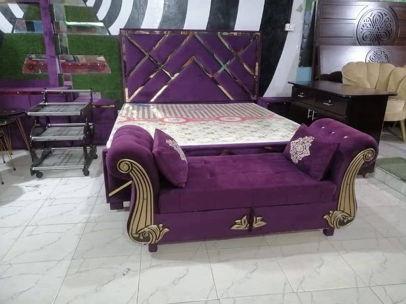 Bed Set/Bedroom Furniture/Jahez package/poshish bed/Wooden Furniture 3