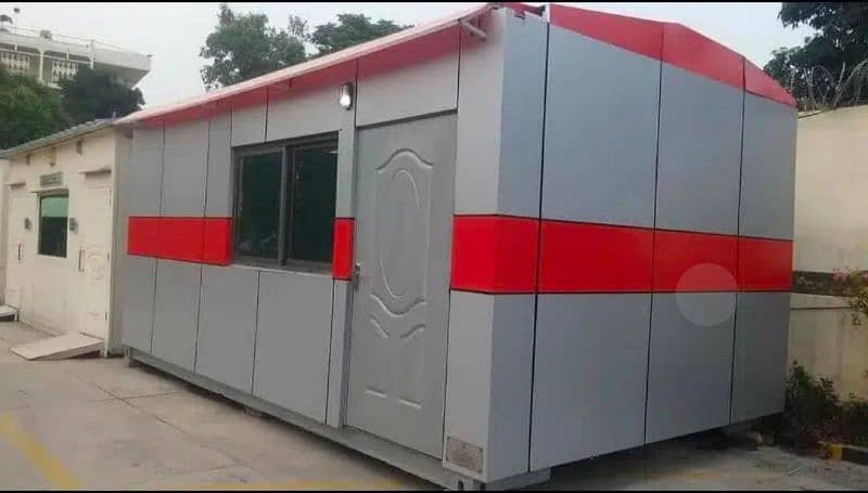 Prefab guard room Container office Porta cabin toilet washroom kitchen 9