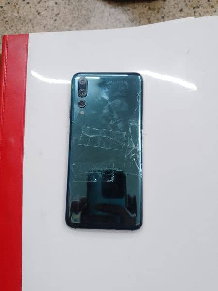 p20 pro 6 /128 single sim ha pta official back glass brake ha 2