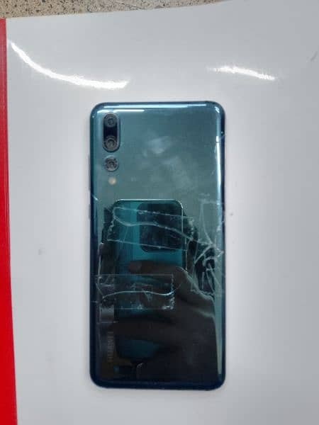 p20 pro 6 /128 single sim ha pta official back glass brake ha 3