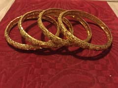 Faux Gold Bangles