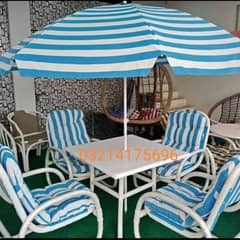 OUTDOOR GARDEN UPVC RATTAN FURNITURE SOFA SET CHAIRS TABLES UMBRELLA