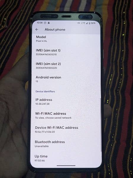 Google Pixel 4xl, 64gb, Physical Dual Sim PTA approved, 10/10 1