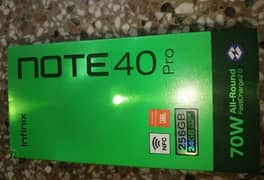 Infinix note 40 pro 03427789987