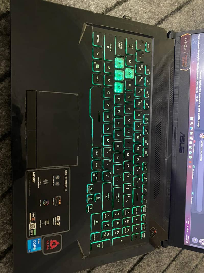 ASUS TUF F17 RTX 3050 GAMING LAPTOP 9